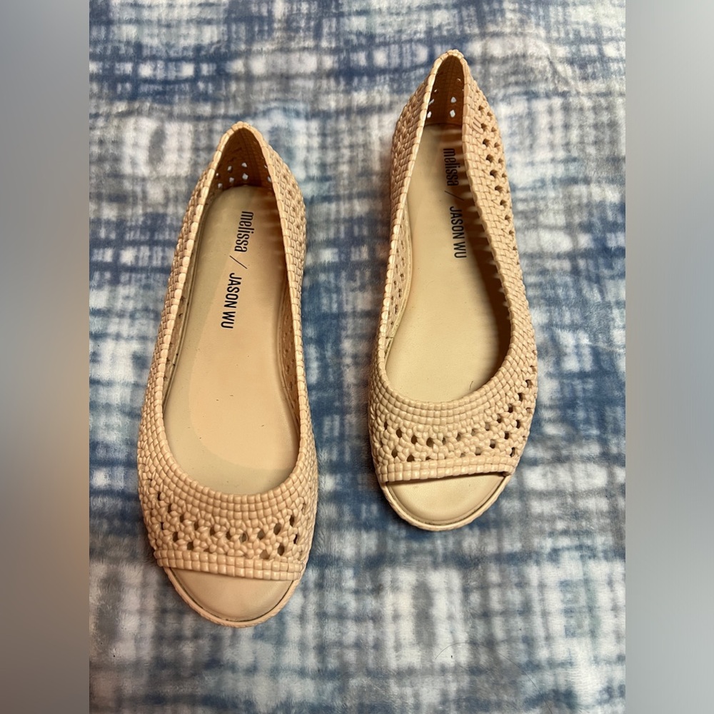 Melissa+Jason Wu Woven Flats